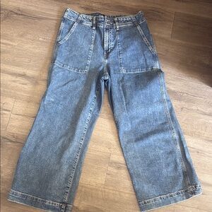 GAP Blue Flare Wide Leg Jeans